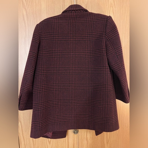 Vintage Lynn Lyric plaid wool blazer - Picture 4 of 4
